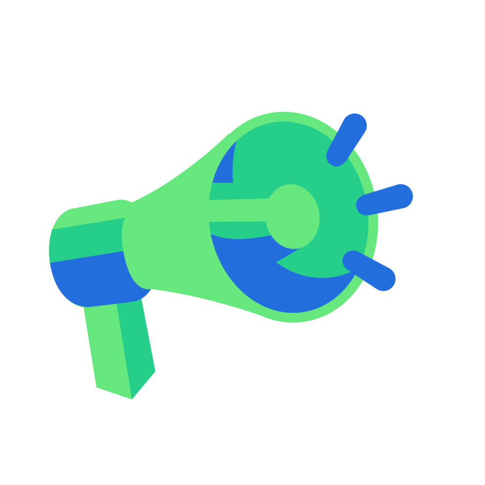 B&B megaphone